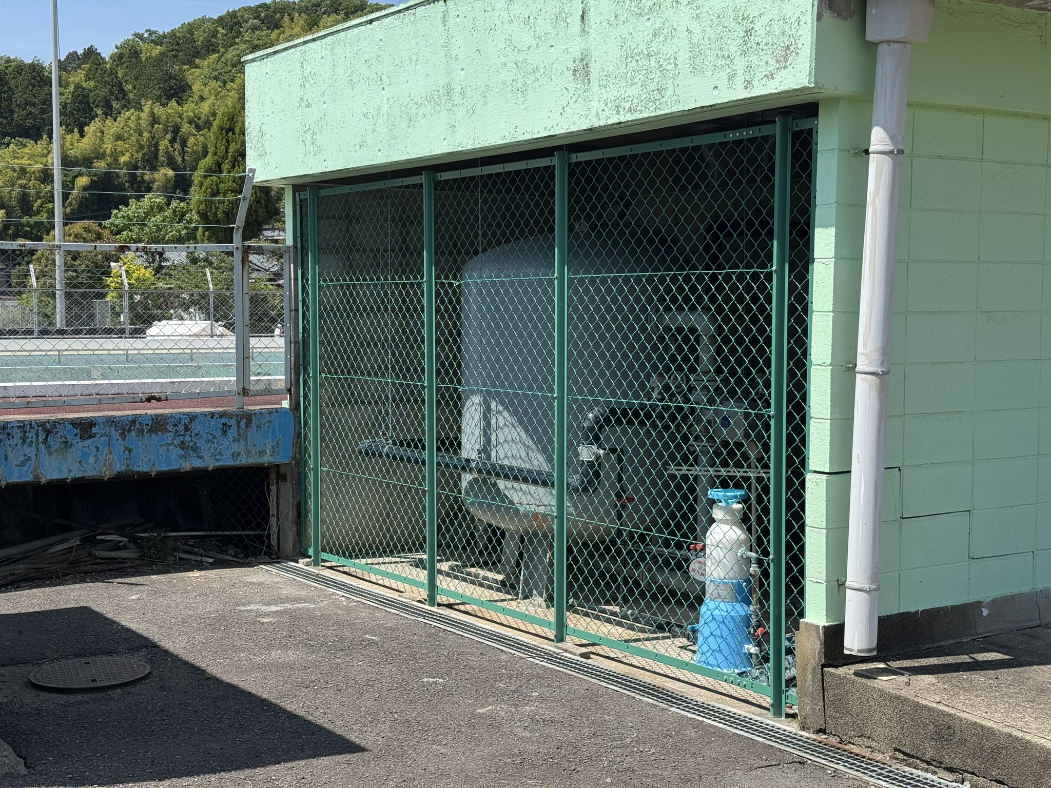 JFE建材　Vネットフェンス（ライトグリーン）