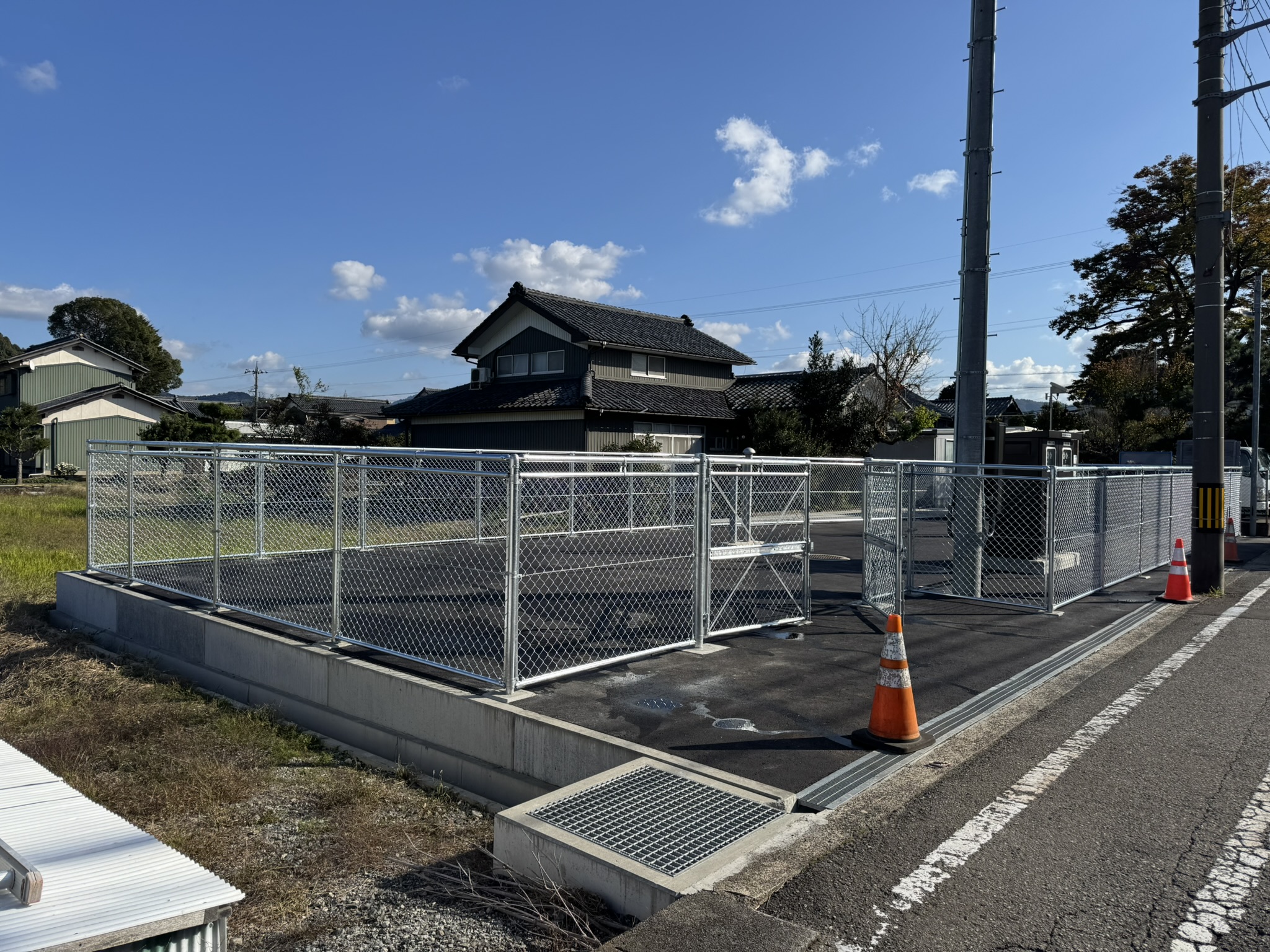 朝日スチール工業　積雪地用PCフェンス